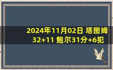 2024年11月02日 塔图姆32+11 鲍尔31分+6犯 黄蜂3人遭逐 绿军击败黄蜂